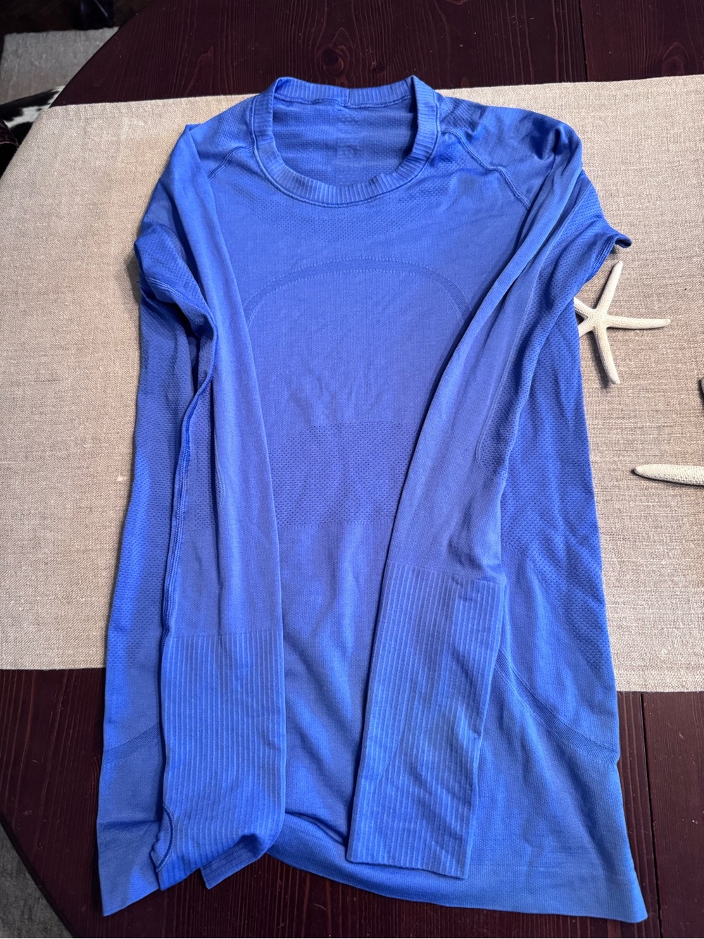 Lululemon swiftly tech long sleeve 1.0 blue size 6
